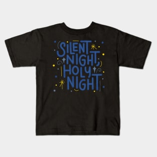 Silent Night Holy Night Kids T-Shirt